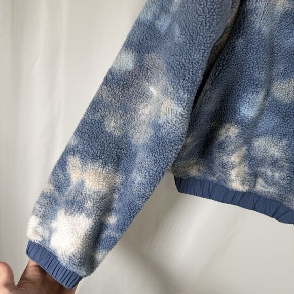 Offline by Aerie Hoodie Women's Small Cropped Fleece Full Zip Drawstring Pockets - Picture 4 of 10